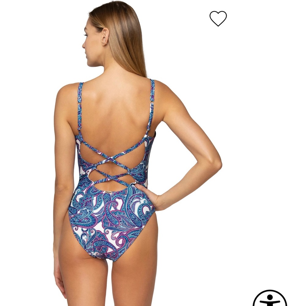 Veronica Over The Shoulder One Piece Swimsuit